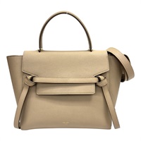 米色 牛皮 Micro Belt Bag 兩用包【CELINE 賽琳】 189153ZVA.18LT