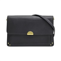 黑色牛皮 Dreamer 肩背包 76128【COACH 寇馳】 76128