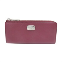 波爾多色 牛皮 拉鍊長夾【MICHAEL KORS 麥可寇斯】