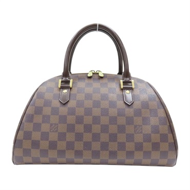 棕色 棋盤格帆布 RIBERA MM 手提包【LOUIS VUITTON LV 路易威登】 N41434