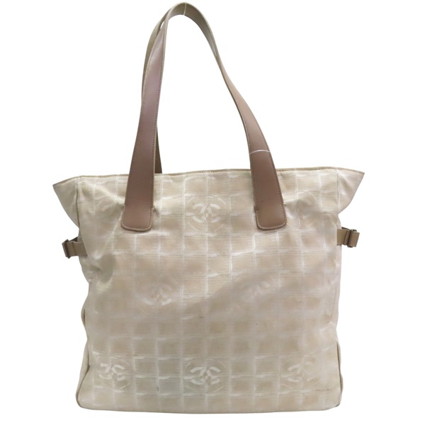 粉色 帆布 肩背包 (無卡)【CHANEL 香奈兒】 A15991