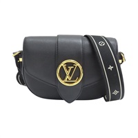 黑色 牛皮 Pont 9 Soft MM 肩背包【LOUIS VUITTON LV 路易威登】 M58967