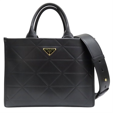 黑色 牛皮 兩用包【PRADA 普拉達】 1BA379