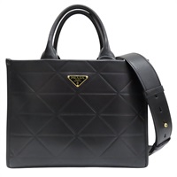 黑色 牛皮 兩用包【PRADA 普拉達】 1BA379