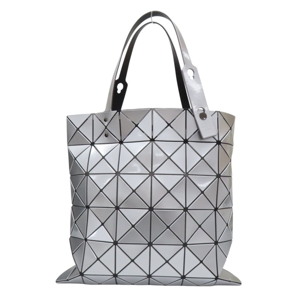 銀色 PVC 三角格 肩背包【BAO BAO ISSEY MIYAKE 三宅一生】