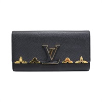 黑色牛皮 Capucines 扣式 長夾 M64551【LOUIS VUITTON LV 路易威登】 M64551