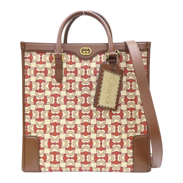 烏木色 緹花帆布 托特包 兩用包【GUCCI 古馳】 752586