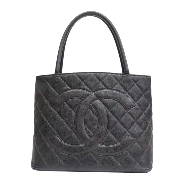 黑色 荔枝紋牛皮 復刻版 手提包 A01804 (無卡)【CHANEL 香奈兒】 A01804