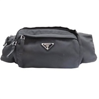 黑色 尼龍 腰包【PRADA 普拉達】 2VL005
