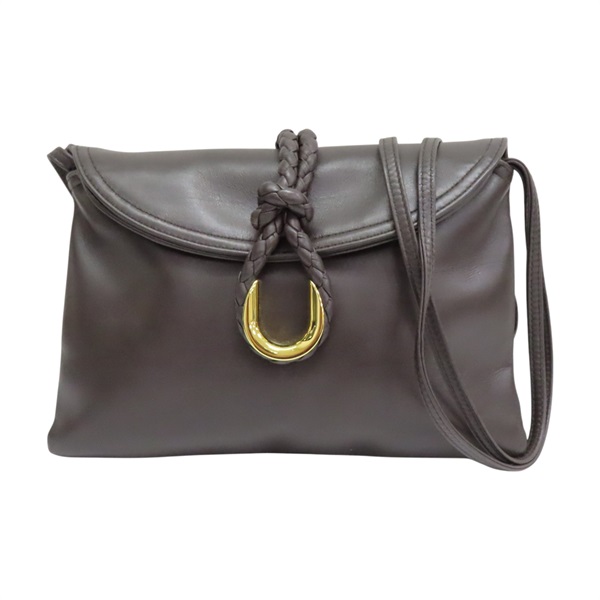 棕色 牛皮 Liberta 小號 肩背包【BOTTEGA VENETA 寶緹嘉】 806030