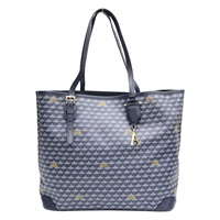 藍色 PVC帆布 牛皮 Daily Battle 35 肩背包【Faure Le Page 馥瑞樂爵】