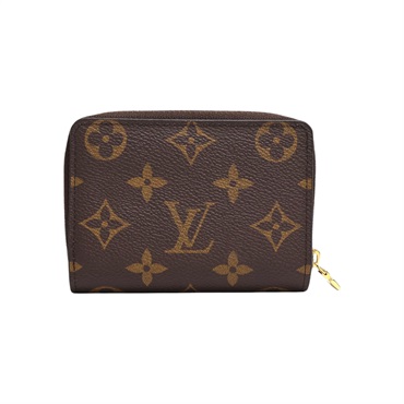 棕色 原花帆布 拉鍊 零錢包 M81461【LOUIS VUITTON LV 路易威登】 M81461