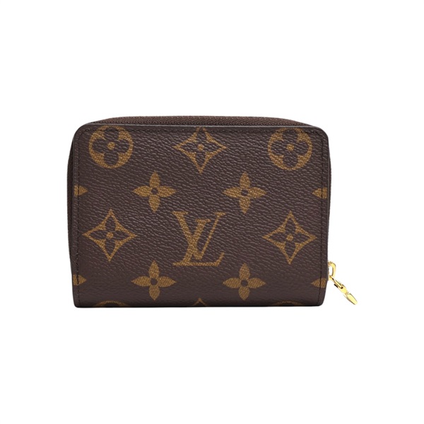 棕色 原花帆布 拉鍊 零錢包 M81461【LOUIS VUITTON LV 路易威登】 M81461