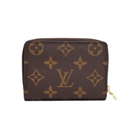 棕色 原花帆布 拉鍊 零錢包 M81461【LOUIS VUITTON LV 路易威登】 M81461