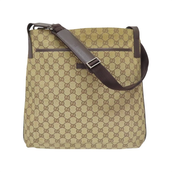 棕色 GG 帆布 肩背包 122791【GUCCI 古馳】 122791