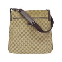 棕色 GG 帆布 肩背包 122791【GUCCI 古馳】 122791