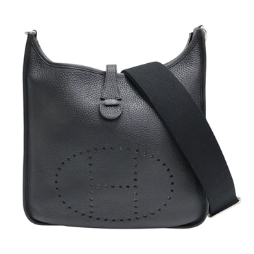 89 黑色 Taurillon牛皮 Evelyne 29 肩背包 Z刻【HERMES 愛馬仕】 H056277CC