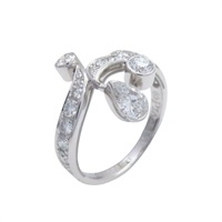 18K白金 鑽石 Magic Garden 戒指 51【Piaget 伯爵】