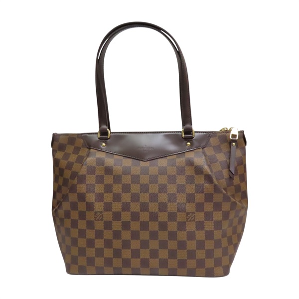 棕色 棋盤格 帆布 Westminster GM 肩背包 N41103【LOUIS VUITTON LV 路易威登】 N41103