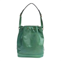 綠色 EPI水波紋牛皮 Noe 單肩包 肩背包【LOUIS VUITTON LV 路易威登】 M44004