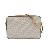 白色 PVC 宗色牛皮 相機包 肩背包【MICHAEL KORS 麥可寇斯】