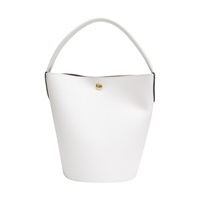 白色 牛皮 EPURE 水桶包 手提包【Longchamp 瓏驤】