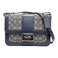 藍色 牛皮 ALIE 單側背包 肩背包【COACH 寇馳】 C3762