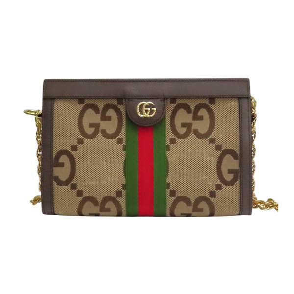 棕色 Jumbo GG 帆布 Ophidia 肩背包【GUCCI 古馳】 503877