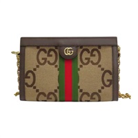 棕色 Jumbo GG 帆布 Ophidia 肩背包【GUCCI 古馳】 503877
