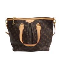 棕色 原花帆布 Palermo PM 兩用包【LOUIS VUITTON LV 路易威登】 M40145