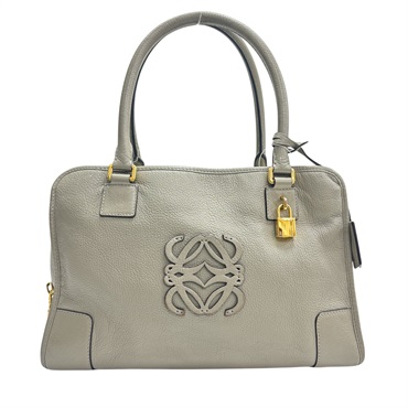 灰色 牛皮 Amazona 36 手提包【LOEWE 羅威】 311.12.002
