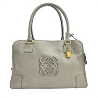 灰色 牛皮 Amazona 36 手提包【LOEWE 羅威】 311.12.002