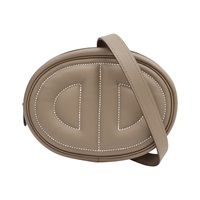 大象灰 Swift 牛皮 In The Loop 腰包 U刻 銀扣【HERMES 愛馬仕】 H080211CK18