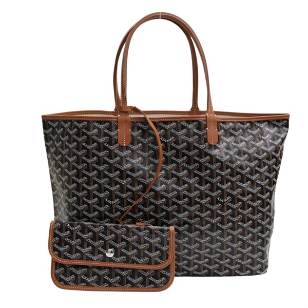 棕色 帆布 Saint Louis PM 托特包 肩背包【GOYARD 高雅德】 STLOUIPMLTY01CL03P