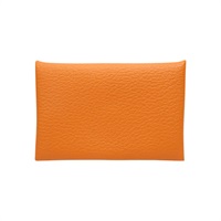 橘色 Mysore牛皮 Calvi 名片夾 C刻【HERMES 愛馬仕】 H044166CK