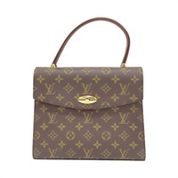 棕色 原花帆布 Malesherbes 手提包 M51379【LOUIS VUITTON LV 路易威登】 M51379