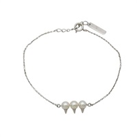 925純銀 珍珠 Danger 手鍊【TASAKI 田崎】