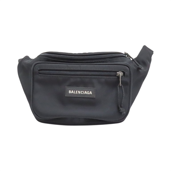 黑色 尼龍 Explorer 腰包【Balenciaga 巴黎世家】 482389