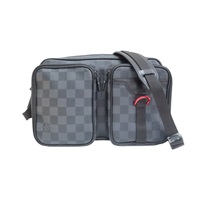 灰色 棋盤格帆布 Damier Graphite Utility Messenger 肩背包 M40280【LOUIS VUITTON LV 路易威登】 M40280