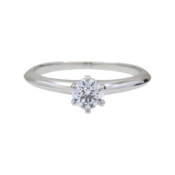 鉑金 單鑽 Solitaire 戒指【Tiffany & Co 蒂芬妮】