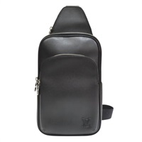 黑色 Taiga牛皮 Avenue NM 胸包【LOUIS VUITTON LV 路易威登】 M30863