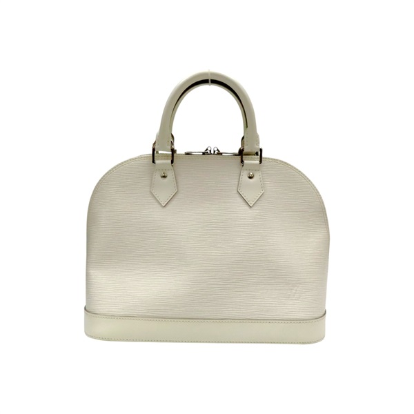 白色 EPI 水波紋 牛皮 Alma PM 手提包【LOUIS VUITTON LV 路易威登】 M4030J