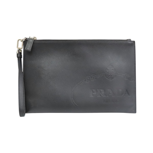 黑色牛皮 手拿包 2NH005【PRADA 普拉達】 2NH005