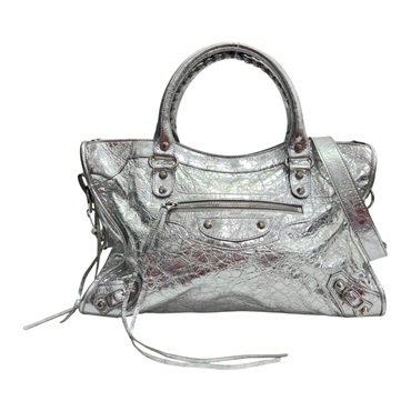 銀色 羊皮 Le City 兩用包【BALENCIAGA 巴黎世家】 797786