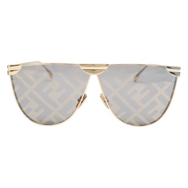 金色 LOGO鏡片 鍍金 太陽眼鏡【FENDI 芬迪】 FF0467/S