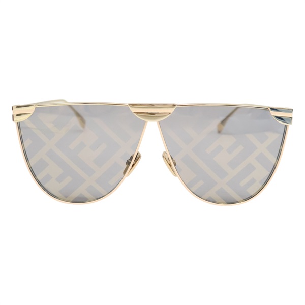 金色 LOGO鏡片 鍍金 太陽眼鏡【FENDI 芬迪】 FF0467/S