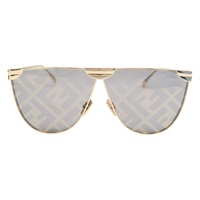 金色 LOGO鏡片 鍍金 太陽眼鏡【FENDI 芬迪】 FF0467/S