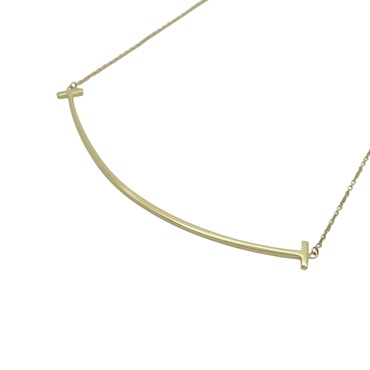 18K黃金 Tiffany T Smile 項鍊【Tiffany & Co 蒂芬妮】