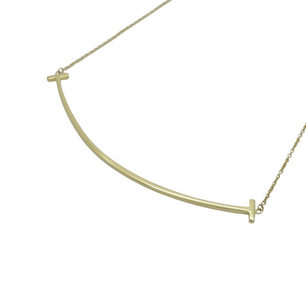18K黃金 Tiffany T Smile 項鍊【Tiffany & Co 蒂芬妮】
