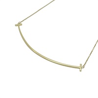 18K黃金 Tiffany T Smile 項鍊【Tiffany & Co 蒂芬妮】